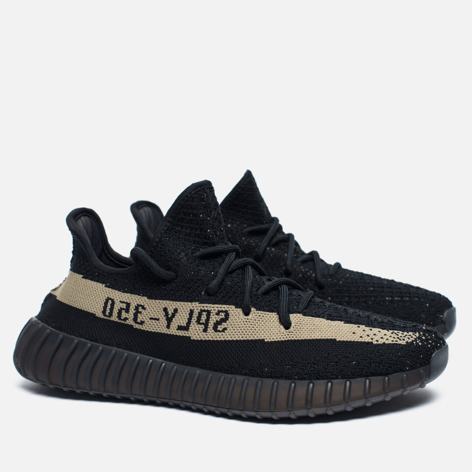 Yeezy Boost 350 V2 "Core Black Green" — изображение 2