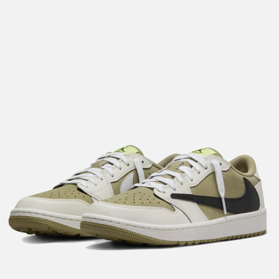 Travis Scott X Air Jordan 1 Low Golf Neutral Olive 3 Travis Scott X Air Jordan 1 Low Golf Neutral Olive — изображение 3