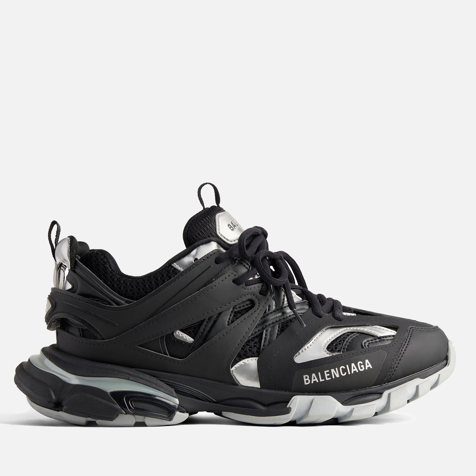 Balenciaga Track Sneaker Black Silver 1 Balenciaga Track Sneaker Black Silver