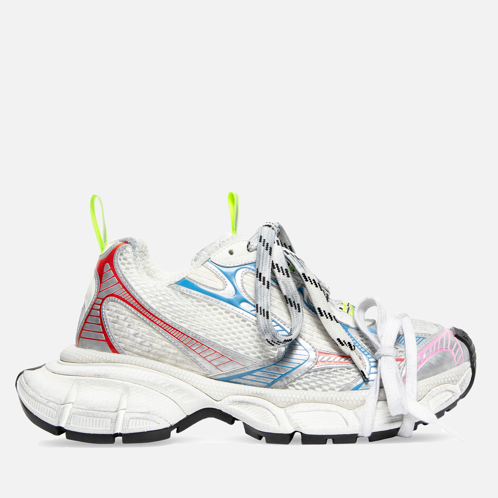 Balenciaga 3XL Sneaker Worn-Out - White Blue Red 1 Balenciaga 3XL Sneaker Worn-Out - White Blue Red